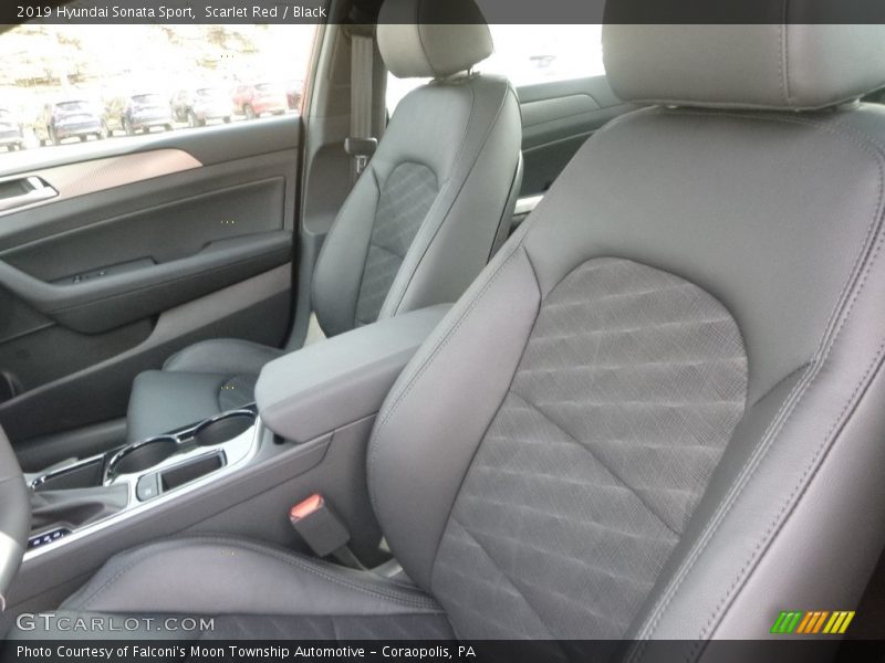 Scarlet Red / Black 2019 Hyundai Sonata Sport
