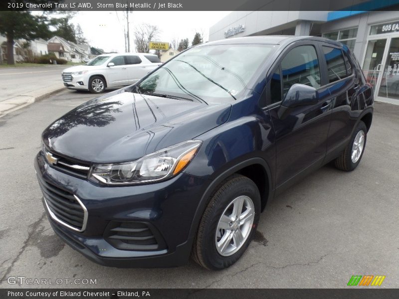 Storm Blue Metallic / Jet Black 2019 Chevrolet Trax LS AWD