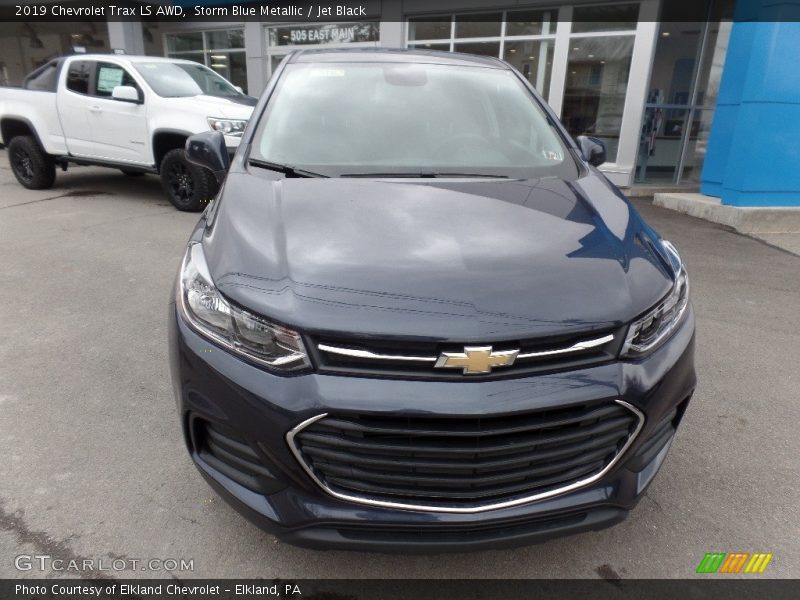 Storm Blue Metallic / Jet Black 2019 Chevrolet Trax LS AWD