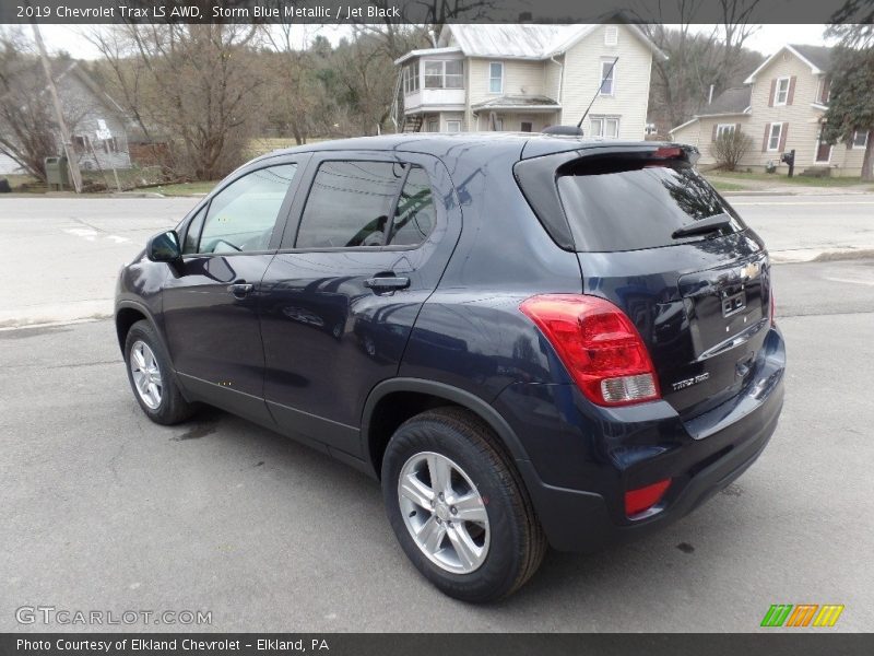 Storm Blue Metallic / Jet Black 2019 Chevrolet Trax LS AWD