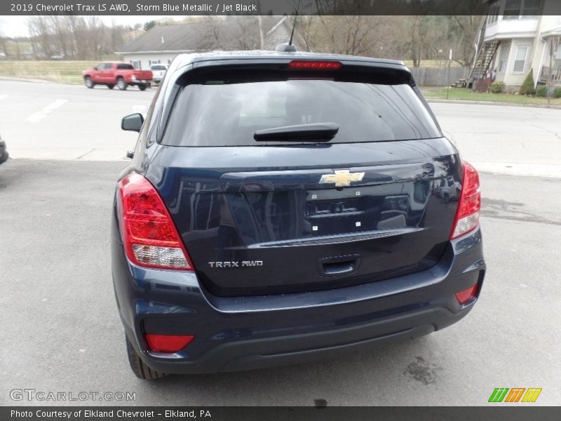 Storm Blue Metallic / Jet Black 2019 Chevrolet Trax LS AWD