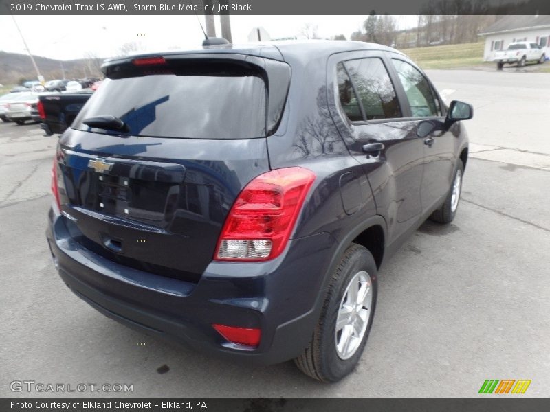 Storm Blue Metallic / Jet Black 2019 Chevrolet Trax LS AWD