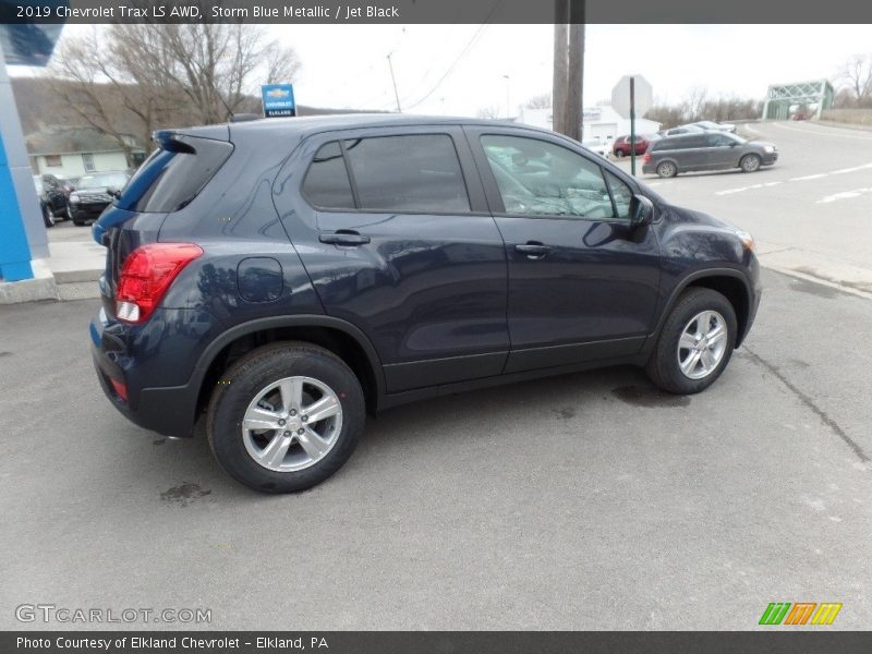 Storm Blue Metallic / Jet Black 2019 Chevrolet Trax LS AWD