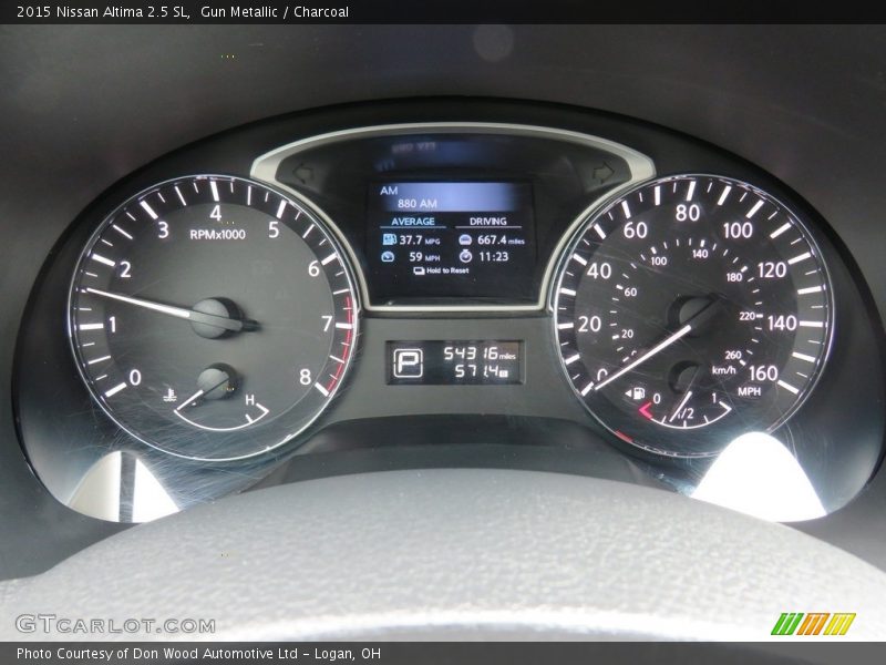 Gun Metallic / Charcoal 2015 Nissan Altima 2.5 SL