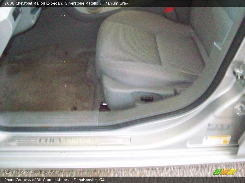 Silverstone Metallic / Titanium Gray 2008 Chevrolet Malibu LS Sedan