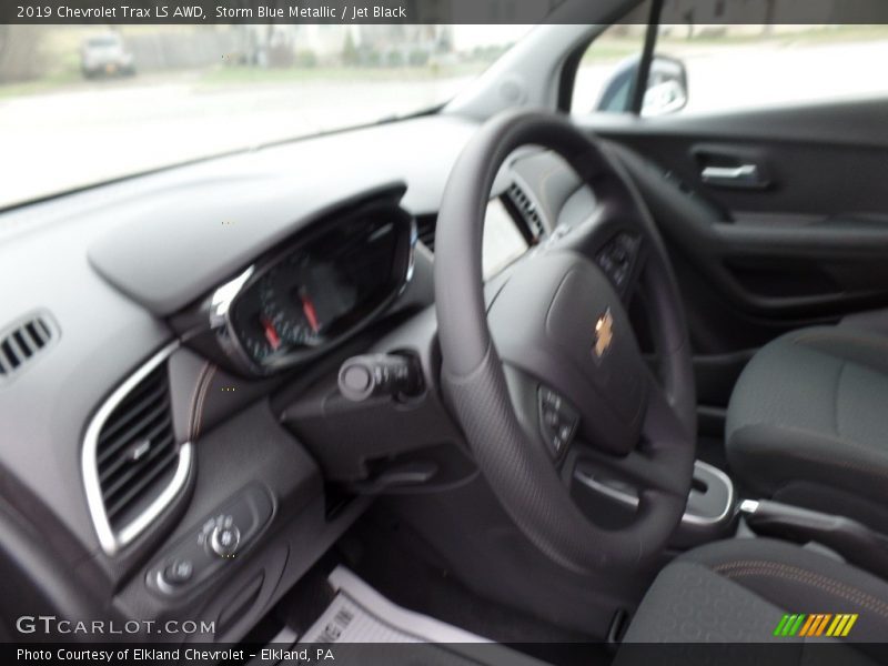 Storm Blue Metallic / Jet Black 2019 Chevrolet Trax LS AWD