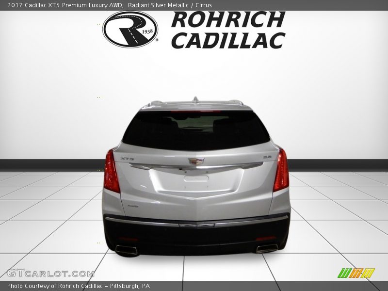 Radiant Silver Metallic / Cirrus 2017 Cadillac XT5 Premium Luxury AWD