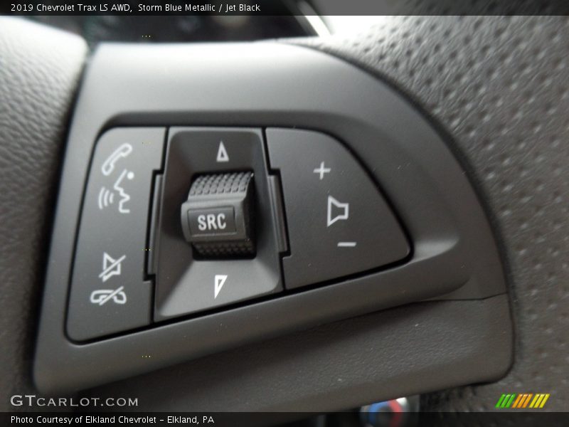 Storm Blue Metallic / Jet Black 2019 Chevrolet Trax LS AWD
