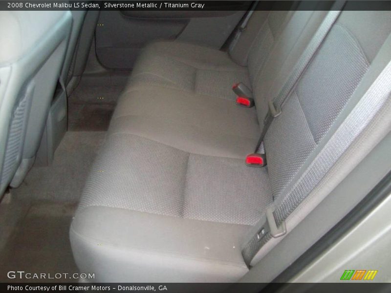 Silverstone Metallic / Titanium Gray 2008 Chevrolet Malibu LS Sedan