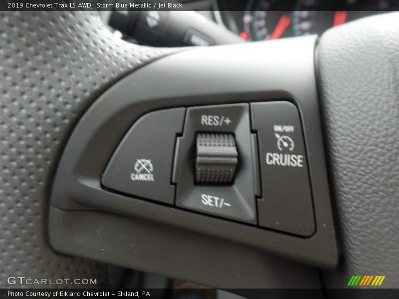 Storm Blue Metallic / Jet Black 2019 Chevrolet Trax LS AWD