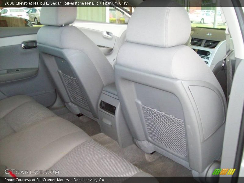 Silverstone Metallic / Titanium Gray 2008 Chevrolet Malibu LS Sedan