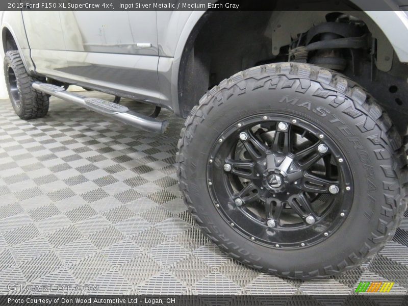 Ingot Silver Metallic / Medium Earth Gray 2015 Ford F150 XL SuperCrew 4x4