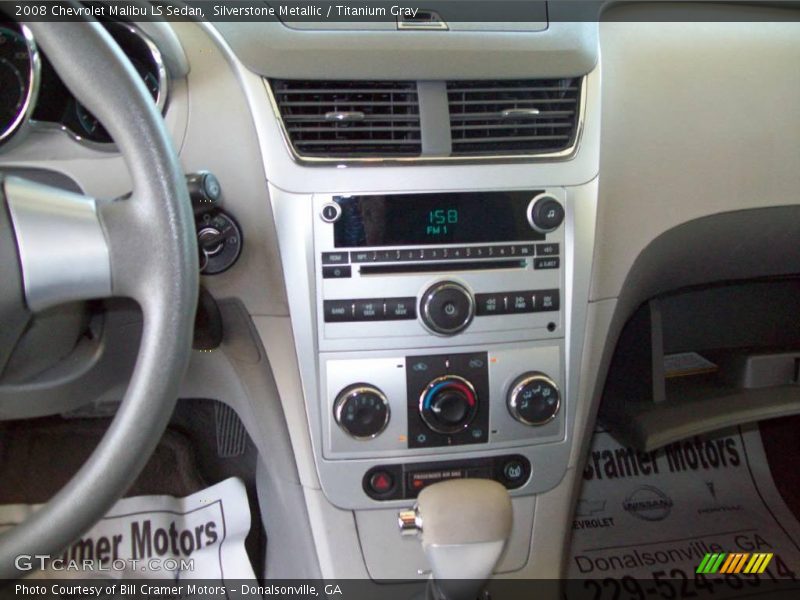 Silverstone Metallic / Titanium Gray 2008 Chevrolet Malibu LS Sedan