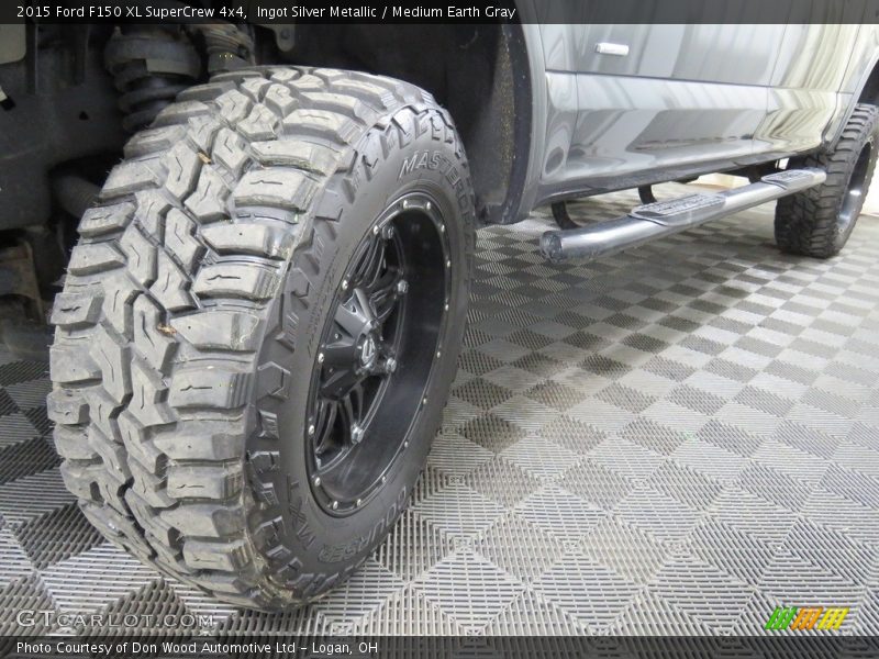 Ingot Silver Metallic / Medium Earth Gray 2015 Ford F150 XL SuperCrew 4x4