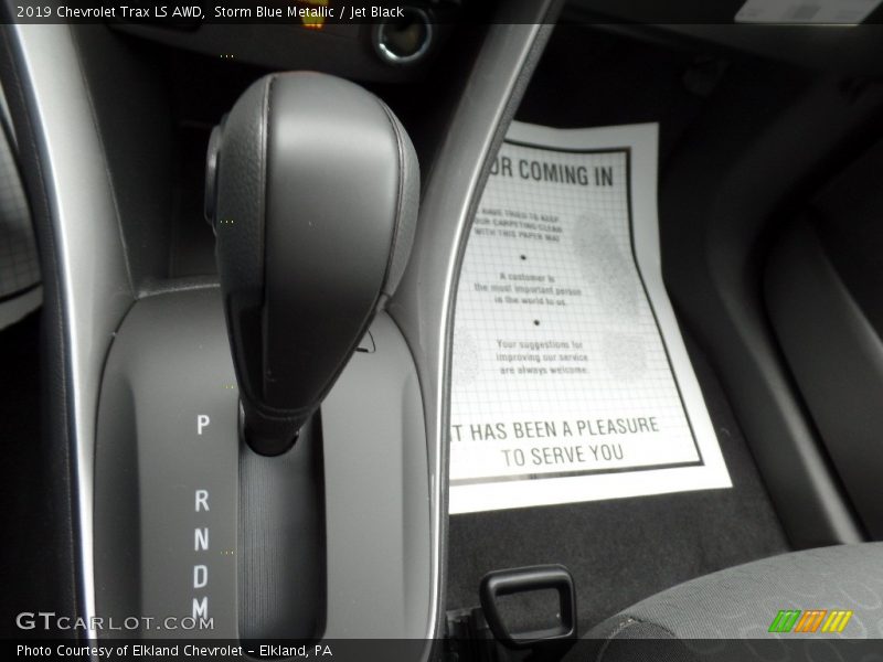 Storm Blue Metallic / Jet Black 2019 Chevrolet Trax LS AWD