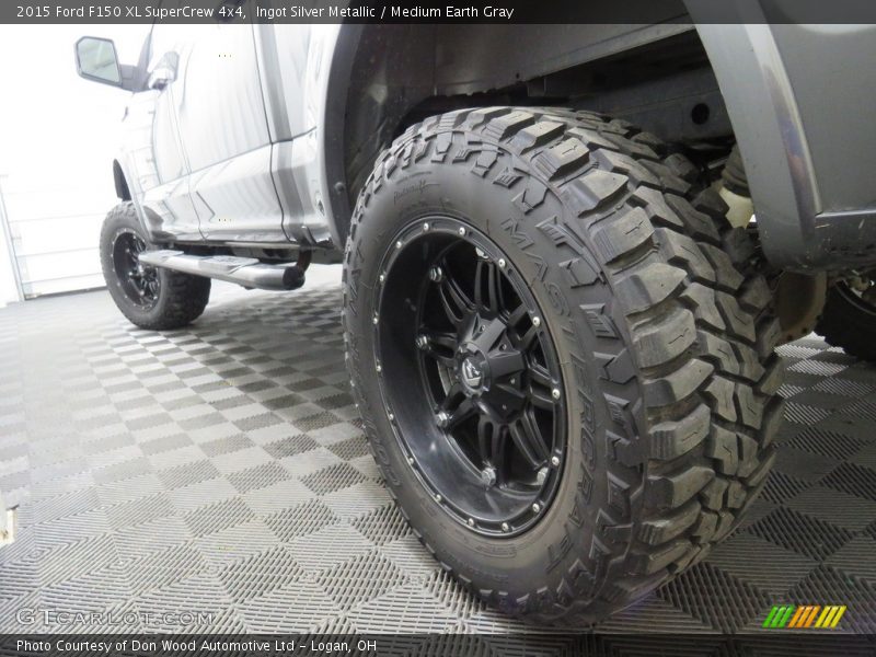 Ingot Silver Metallic / Medium Earth Gray 2015 Ford F150 XL SuperCrew 4x4