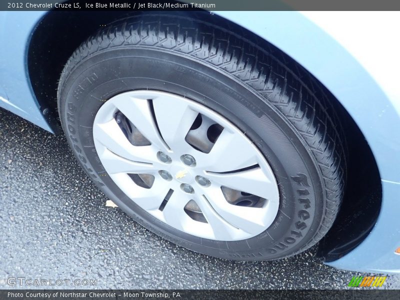 Ice Blue Metallic / Jet Black/Medium Titanium 2012 Chevrolet Cruze LS