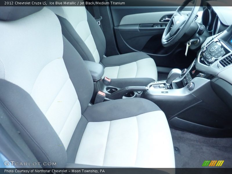 Ice Blue Metallic / Jet Black/Medium Titanium 2012 Chevrolet Cruze LS