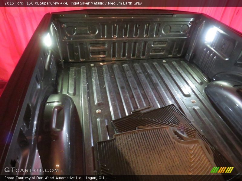 Ingot Silver Metallic / Medium Earth Gray 2015 Ford F150 XL SuperCrew 4x4