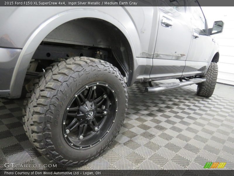 Ingot Silver Metallic / Medium Earth Gray 2015 Ford F150 XL SuperCrew 4x4