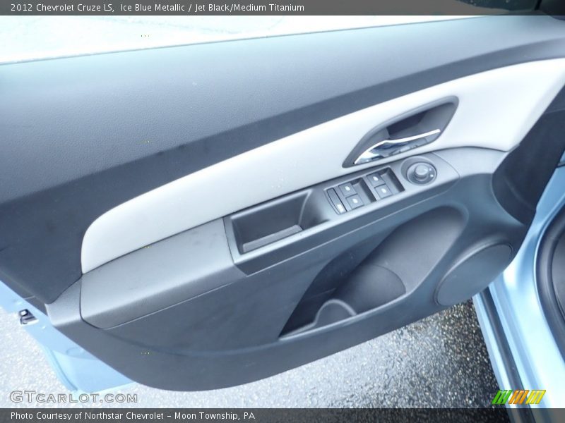Ice Blue Metallic / Jet Black/Medium Titanium 2012 Chevrolet Cruze LS
