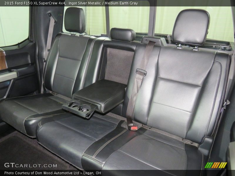 Ingot Silver Metallic / Medium Earth Gray 2015 Ford F150 XL SuperCrew 4x4