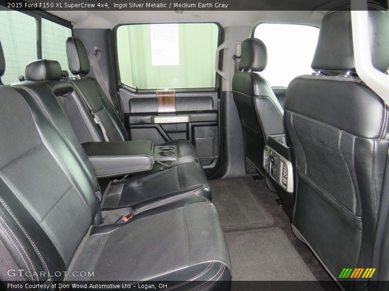 Ingot Silver Metallic / Medium Earth Gray 2015 Ford F150 XL SuperCrew 4x4