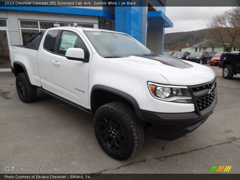 Summit White / Jet Black 2019 Chevrolet Colorado ZR2 Extended Cab 4x4