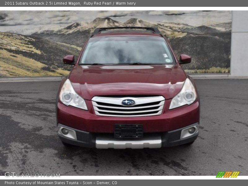 Ruby Red Pearl / Warm Ivory 2011 Subaru Outback 2.5i Limited Wagon