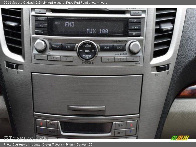 Ruby Red Pearl / Warm Ivory 2011 Subaru Outback 2.5i Limited Wagon