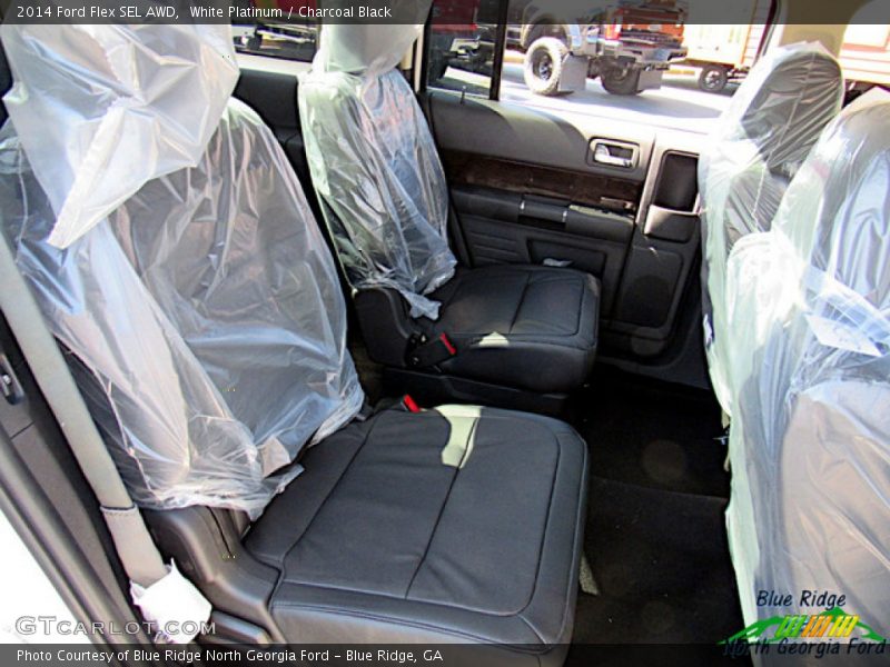 White Platinum / Charcoal Black 2014 Ford Flex SEL AWD