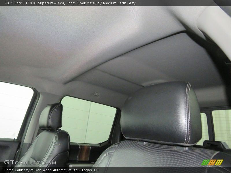 Ingot Silver Metallic / Medium Earth Gray 2015 Ford F150 XL SuperCrew 4x4