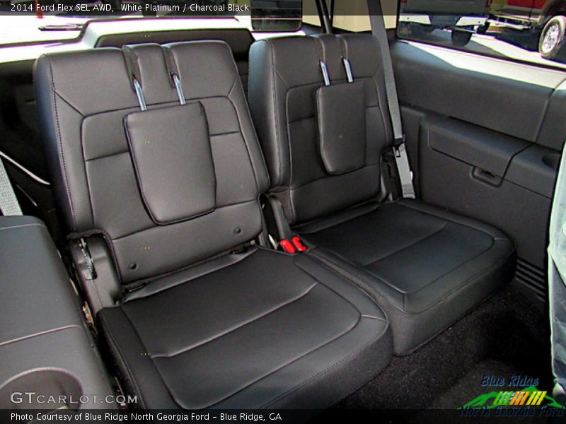 White Platinum / Charcoal Black 2014 Ford Flex SEL AWD