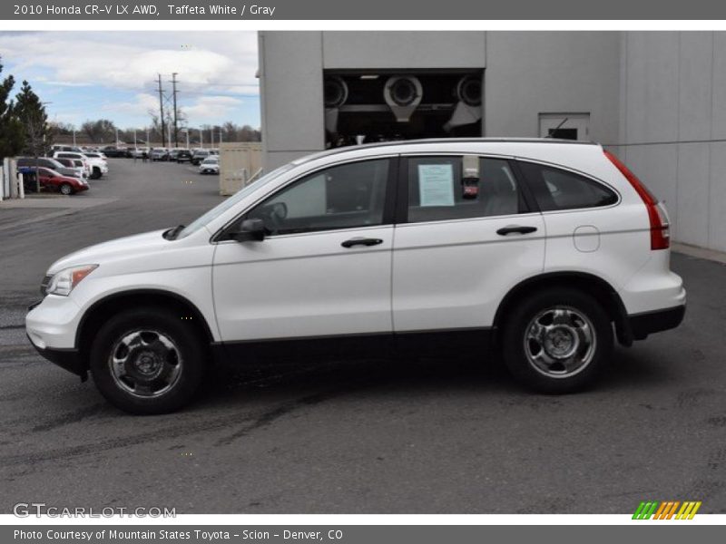 Taffeta White / Gray 2010 Honda CR-V LX AWD