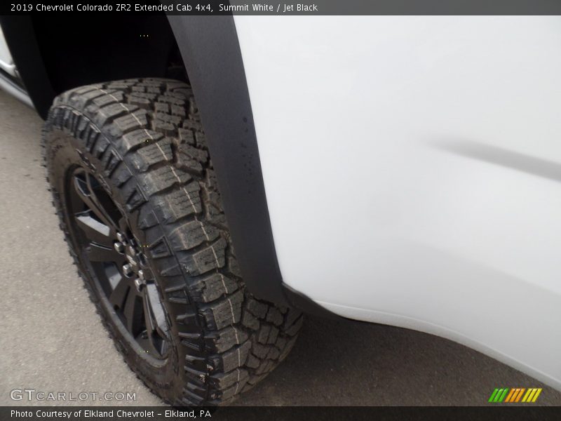 Summit White / Jet Black 2019 Chevrolet Colorado ZR2 Extended Cab 4x4