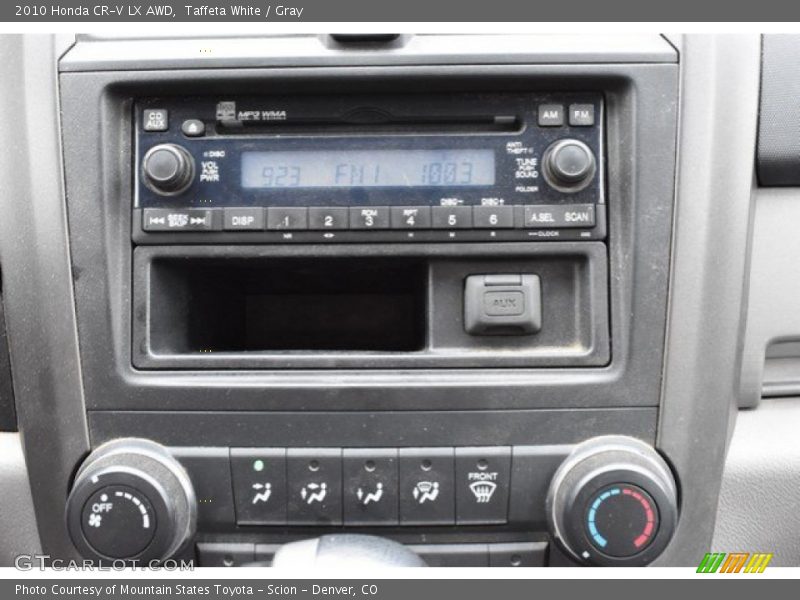 Taffeta White / Gray 2010 Honda CR-V LX AWD