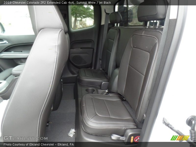 Rear Seat of 2019 Colorado ZR2 Extended Cab 4x4