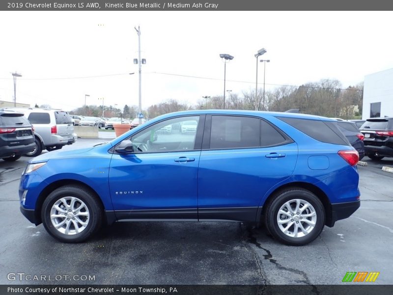 Kinetic Blue Metallic / Medium Ash Gray 2019 Chevrolet Equinox LS AWD