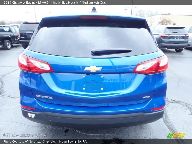 Kinetic Blue Metallic / Medium Ash Gray 2019 Chevrolet Equinox LS AWD
