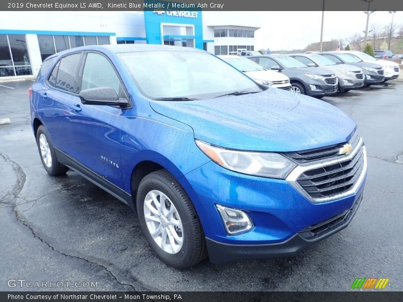 Kinetic Blue Metallic / Medium Ash Gray 2019 Chevrolet Equinox LS AWD