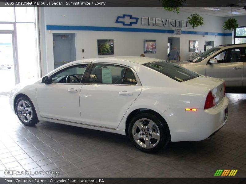 Summit White / Ebony 2009 Chevrolet Malibu LT Sedan