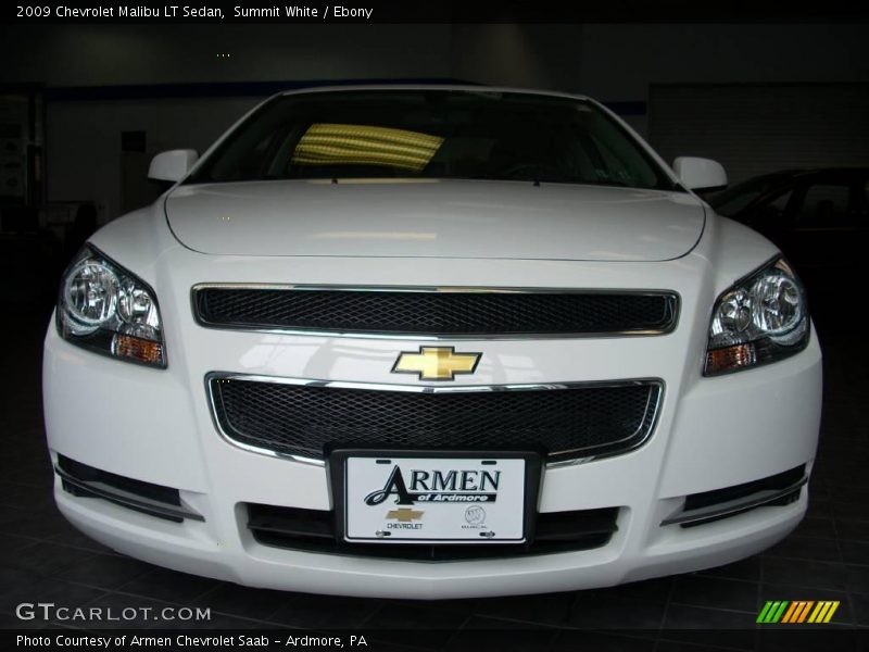 Summit White / Ebony 2009 Chevrolet Malibu LT Sedan