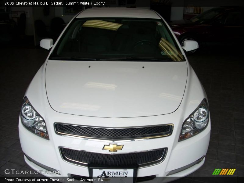 Summit White / Ebony 2009 Chevrolet Malibu LT Sedan