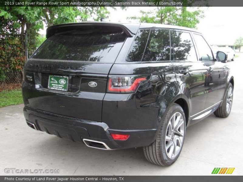 Santorini Black Metallic / Ebony/Ebony 2019 Land Rover Range Rover Sport Autobiography Dynamic