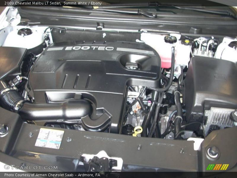 Summit White / Ebony 2009 Chevrolet Malibu LT Sedan
