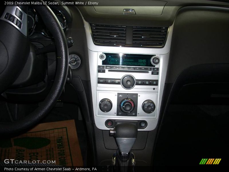 Summit White / Ebony 2009 Chevrolet Malibu LT Sedan