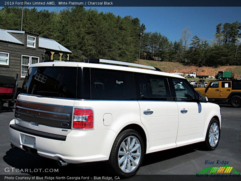 White Platinum / Charcoal Black 2019 Ford Flex Limited AWD