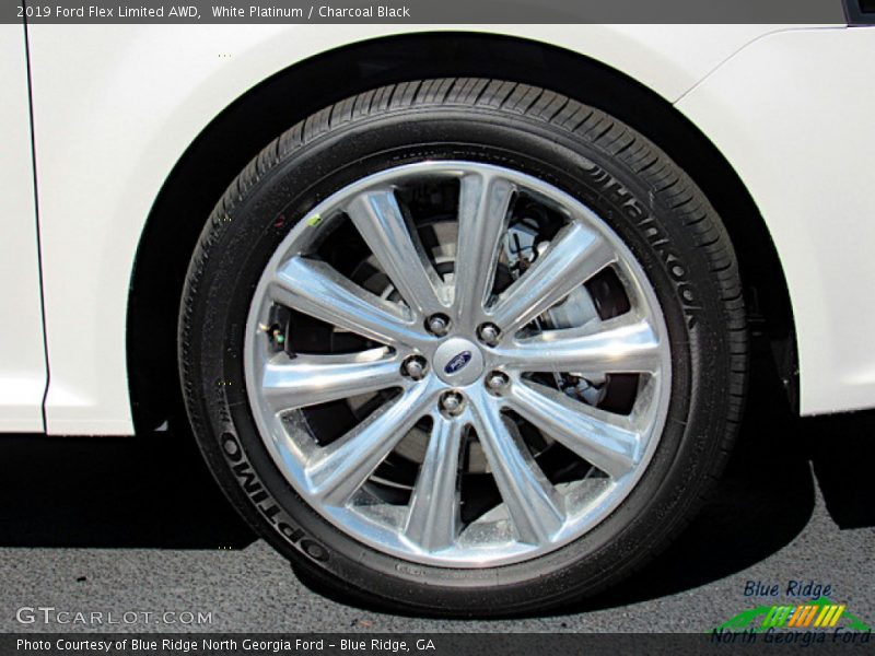 White Platinum / Charcoal Black 2019 Ford Flex Limited AWD