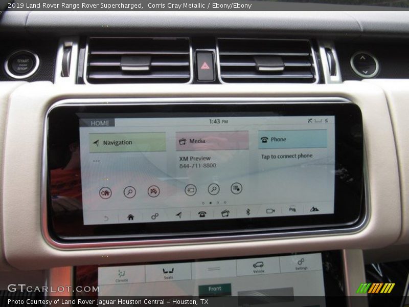 Corris Gray Metallic / Ebony/Ebony 2019 Land Rover Range Rover Supercharged