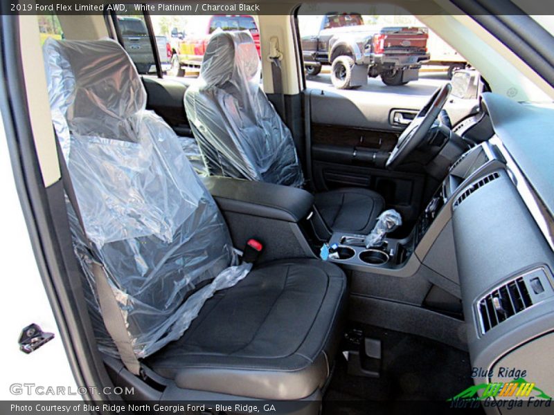 White Platinum / Charcoal Black 2019 Ford Flex Limited AWD